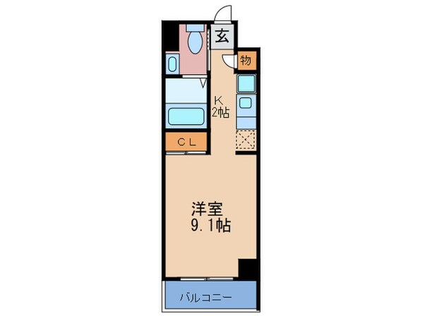 ＺＥＲＯ大淀中の物件間取画像